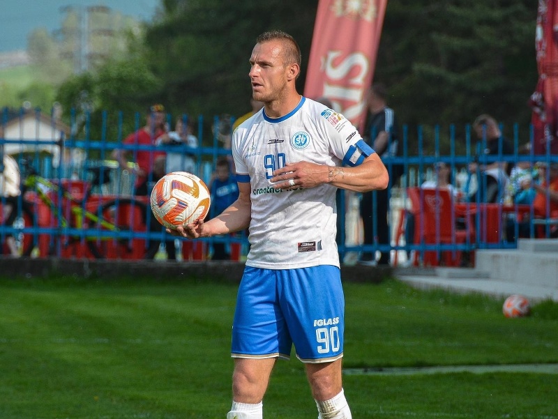 Na snímke Kamil Zekucia z tímu FK Spišská Nová Ves