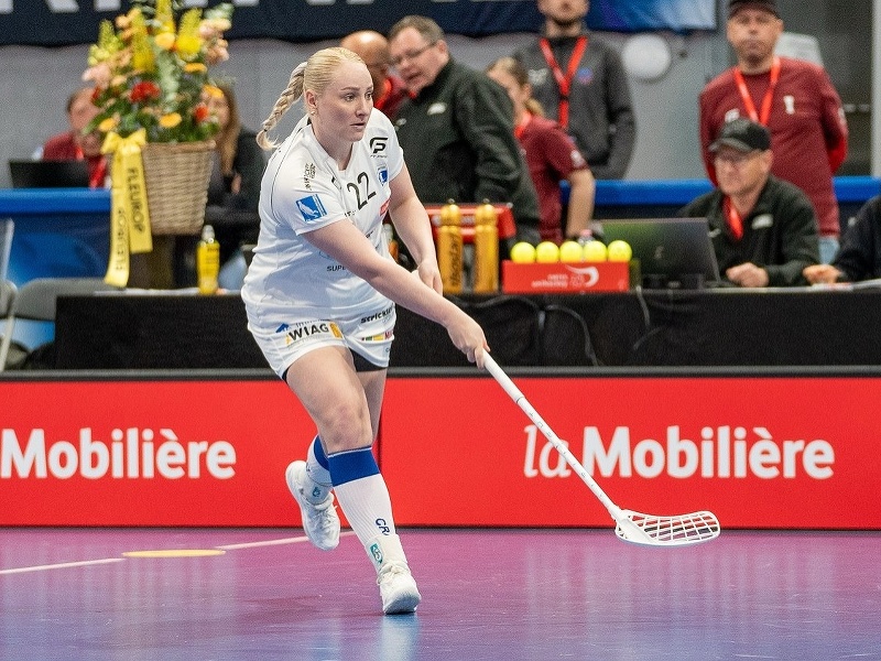 Česká florbalová útočníčka Martina Řepková 