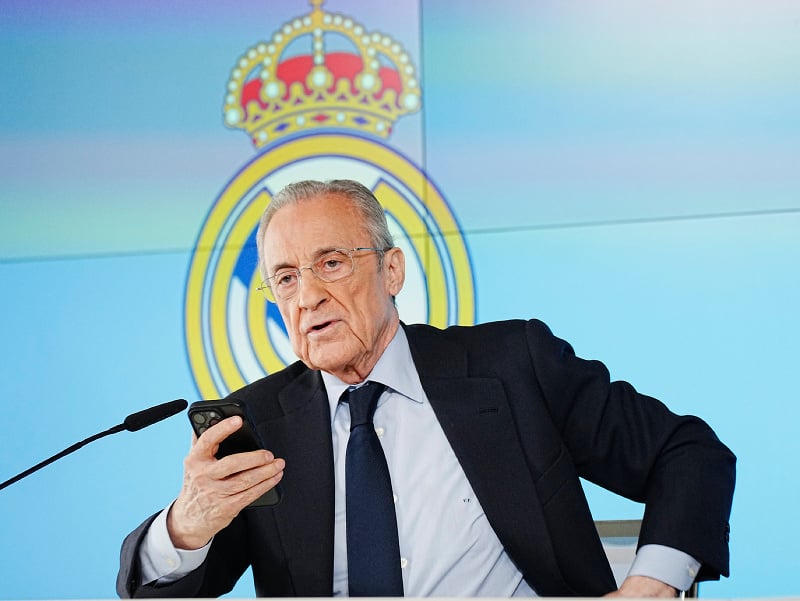Prezident Realu Madrid Florentino Pérez