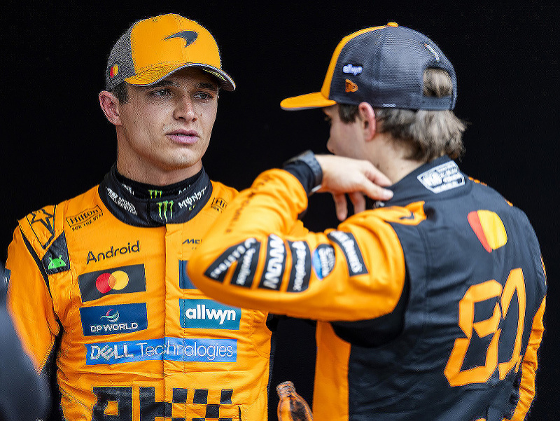 Lando Norris a Oscar Piastri