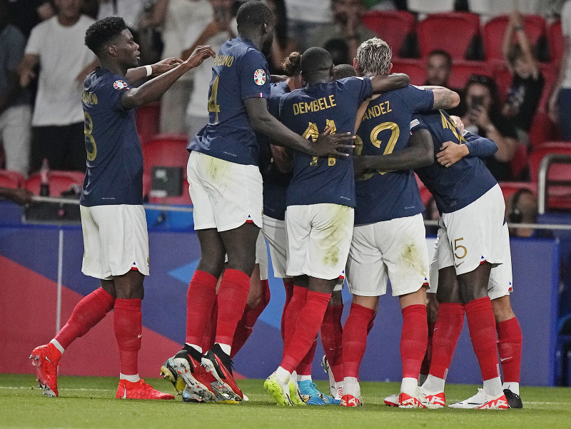 Gólová radosť futbalistov Francúzska