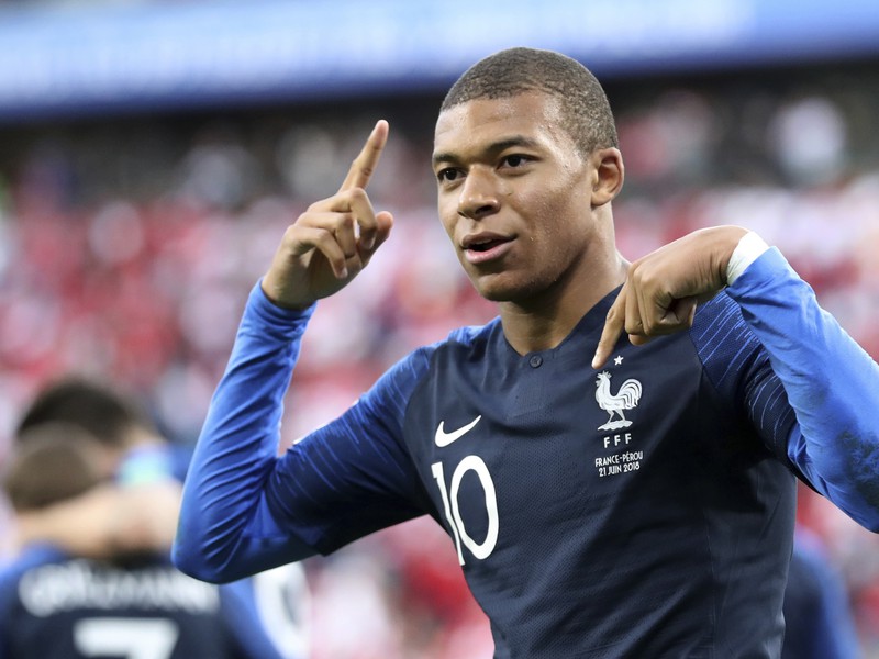 Na snímke francúzsky útočník Kylian Mbappé 