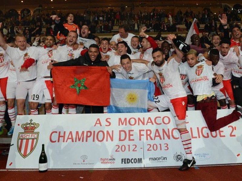 Radosť hráčov AS Monaco