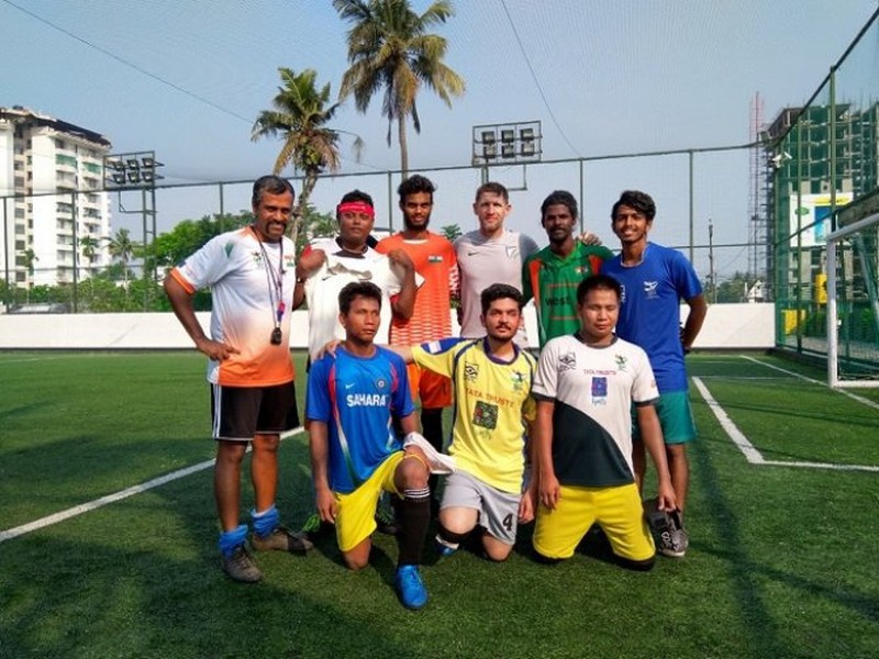 Indickí futbalisti sa spojili pre krásnu vec