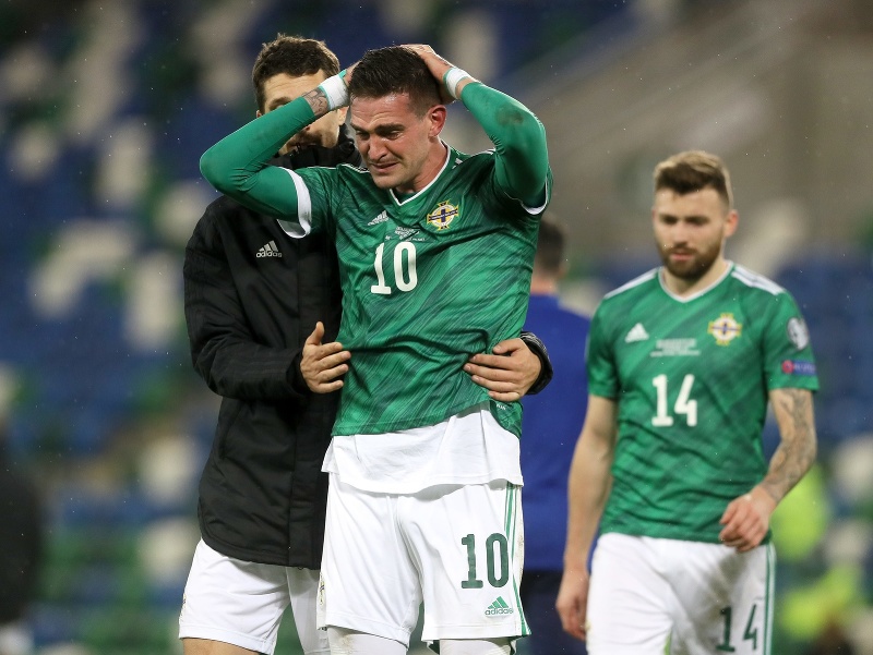 Futbalista Severného Írska Kyle Lafferty (10)