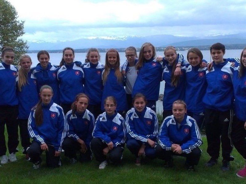 Výprava slovenskej futbalovej reprezentácie dievčat do 15 rokov