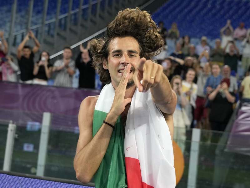 Taliansky atlét Gianmarco Tamberi