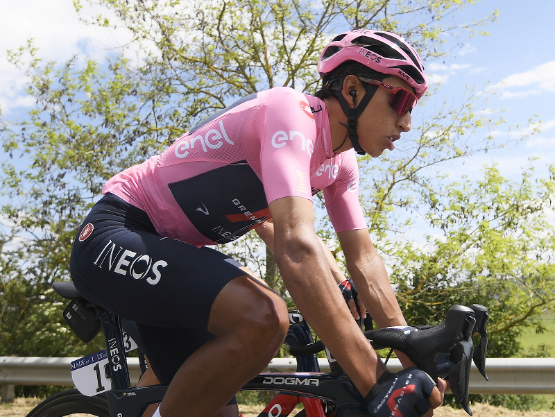 Egan Bernal počas Tour de France