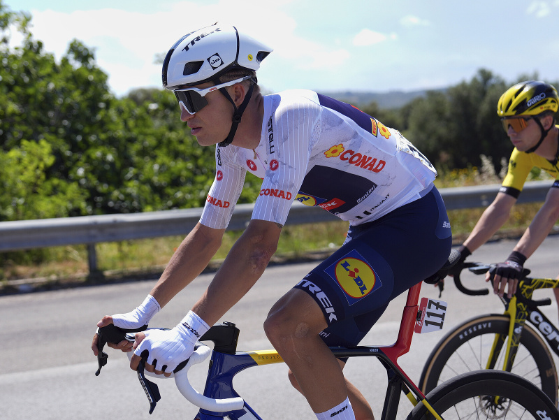 Mathias Vacek počas štvrtej etapy cyklistických pretekov Giro d'Italia