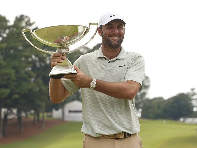 Americký golfista Scottie Scheffler