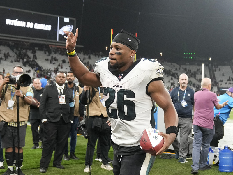 Saquon Barkley v zápase proti Green Bay Packers