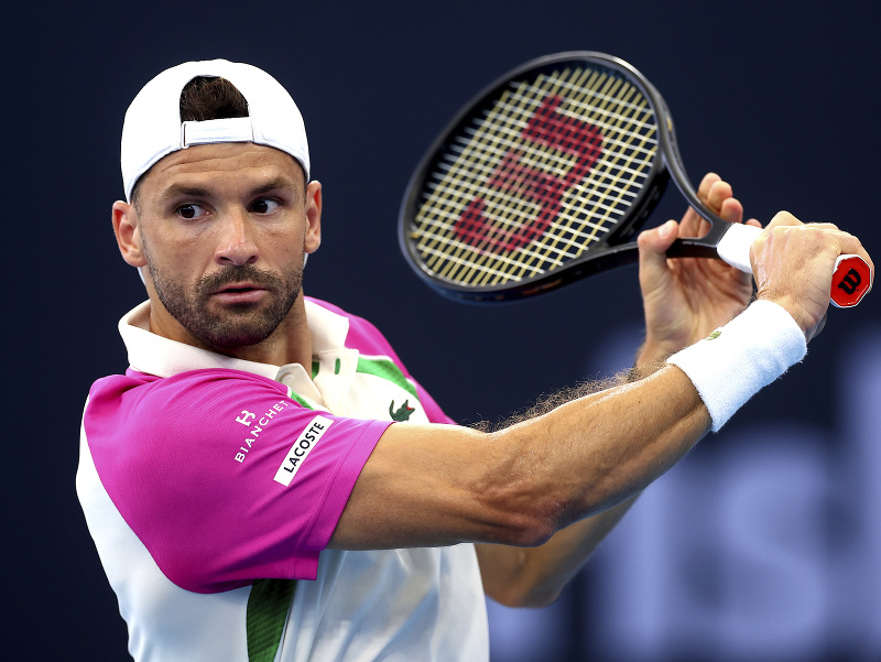 Bulharský tenista Grigor Dimitrov