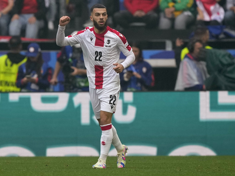 Gruzínsky futbalový reprezentant Georges Mikautadze