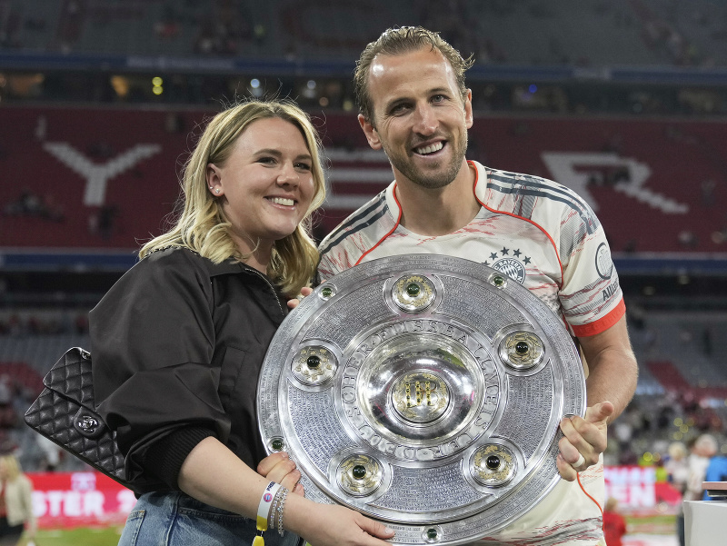 Harry Kane s manželkou Kate Goodland