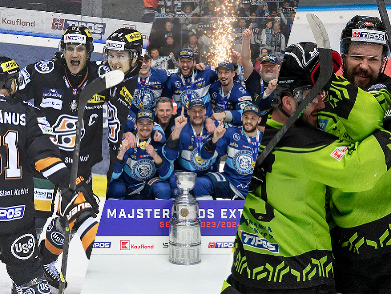 HC Košice, HK Nitra a Vlci Žilina