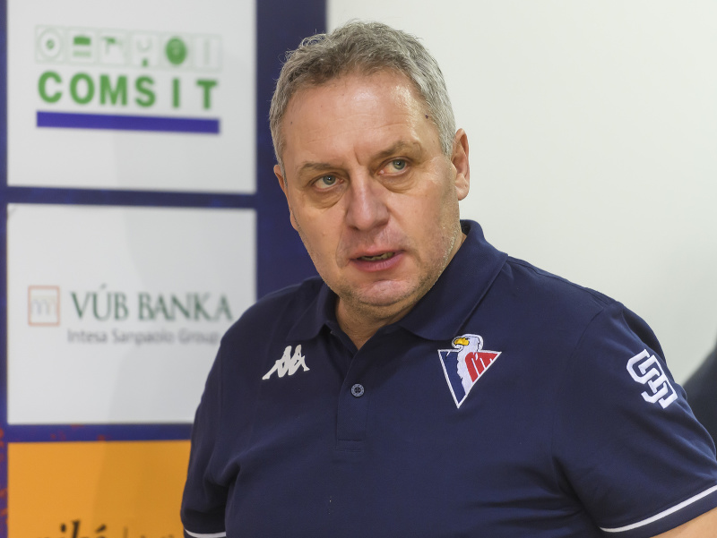 Tréner Slovana Peter Oremus