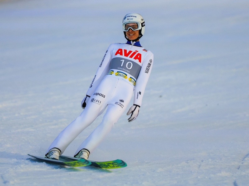 Slovenský skokan na lyžiach Hektor Kapustík