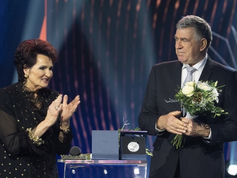 Helena Fibingerová a Imrich Bugár
