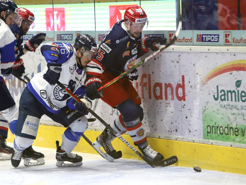 Daniel Brejčák (Poprad) a Patrik Marcinek (Zvolen)