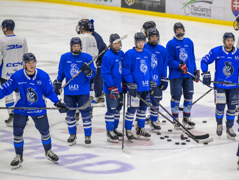 Tréning hokejistov HK Poprad