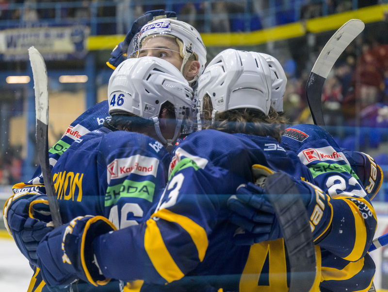 Gólové oslavy hokejistov HK Spišská Nová Ves