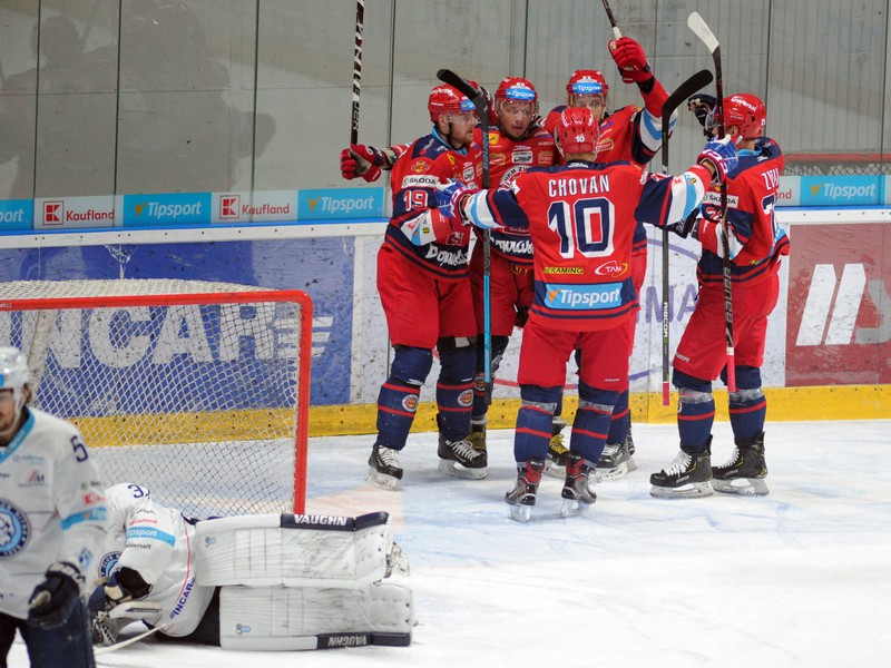 Gólové oslavy hokejistov HKM Zvolen