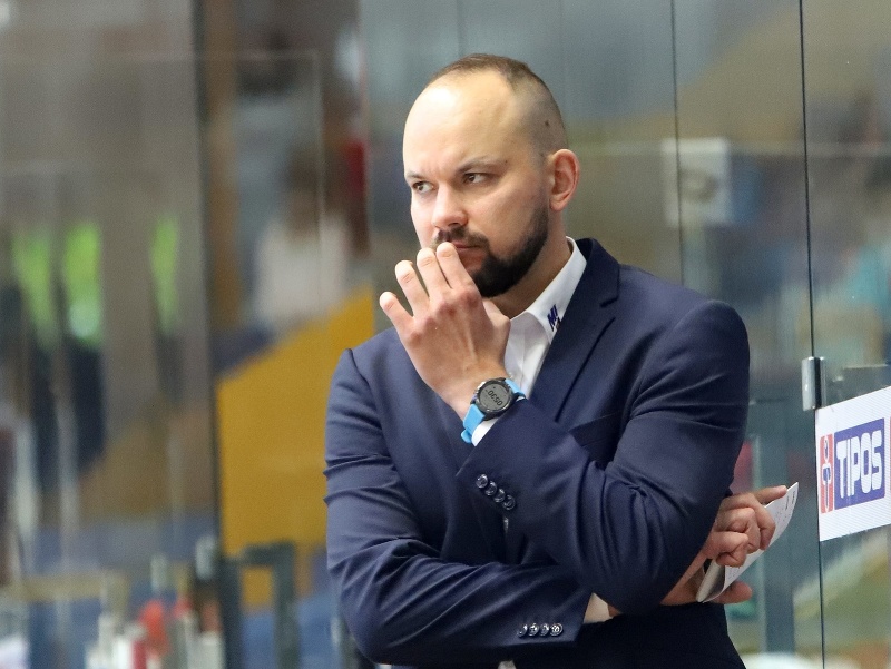Hlavný tréner HK Dukla Ingema Michalovce Peter Kudelka