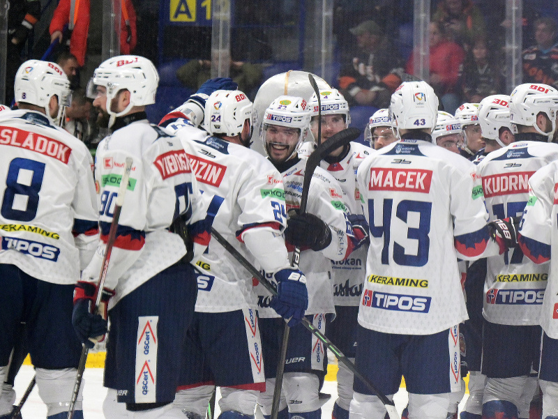 Víťazné oslavy hokejistov HKM Zvolen