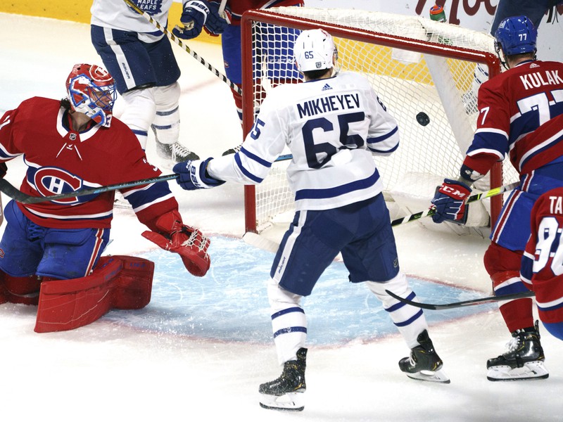 Montreal nestačil v zápase na Toronto Maple Leafs