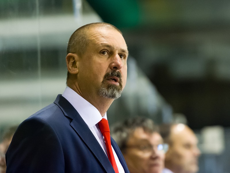 Tréner slovenskej hokejovej reprezentácie Zdeno Cíger