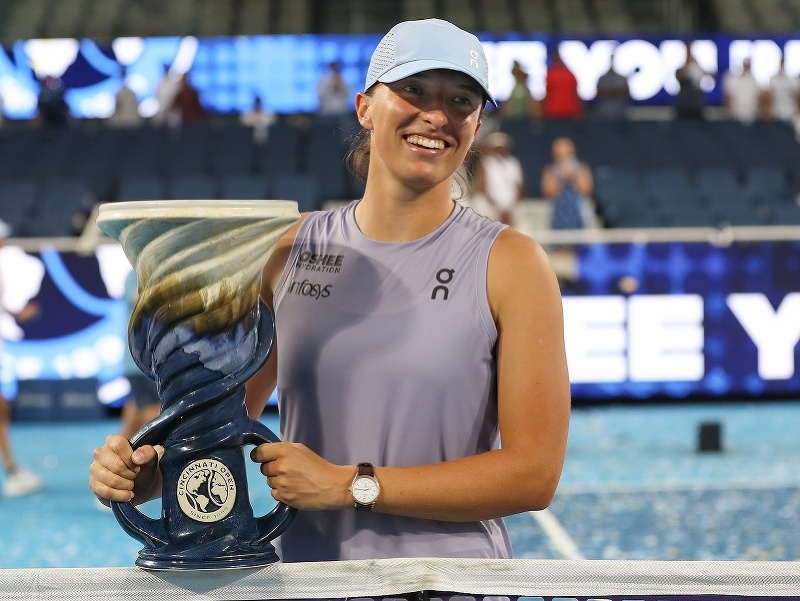 Poľská tenistka Iga Swiateková sa stala prvýkrát v kariére víťazkou dvojhry na turnaji WTA 1000 v Cincinnati.