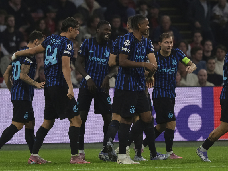 Marcus Thuram oslavuje gól Interu Miláno