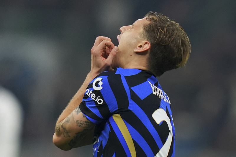 Frustrovaný Nicolo Barella 