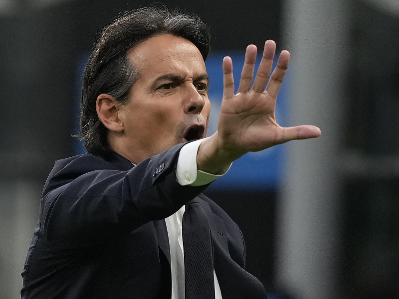 Tréner Interu Miláno Simone Inzaghi