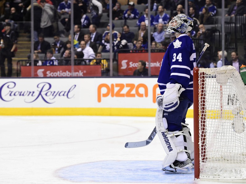 James Reimer počas svojho prvého pôsobenia v Toronte