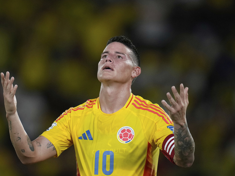 Kolumbijský futbalový reprezentant James Rodríguez