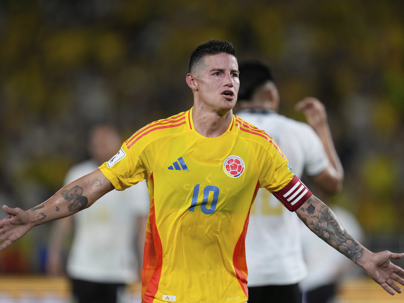 Kolumbijský futbalový reprezentant James Rodríguez