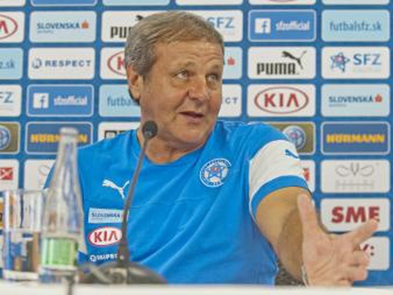 Ján Kozák na zraze futbalovej reprezentácie pred dvojzápasom so Španielskom a Ukrajinou