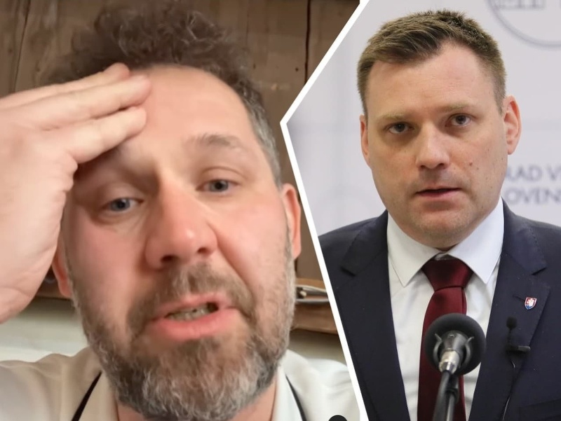 Bývalý slovenský hokejový brankár Ján Lašák a minister Tomáš Taraba