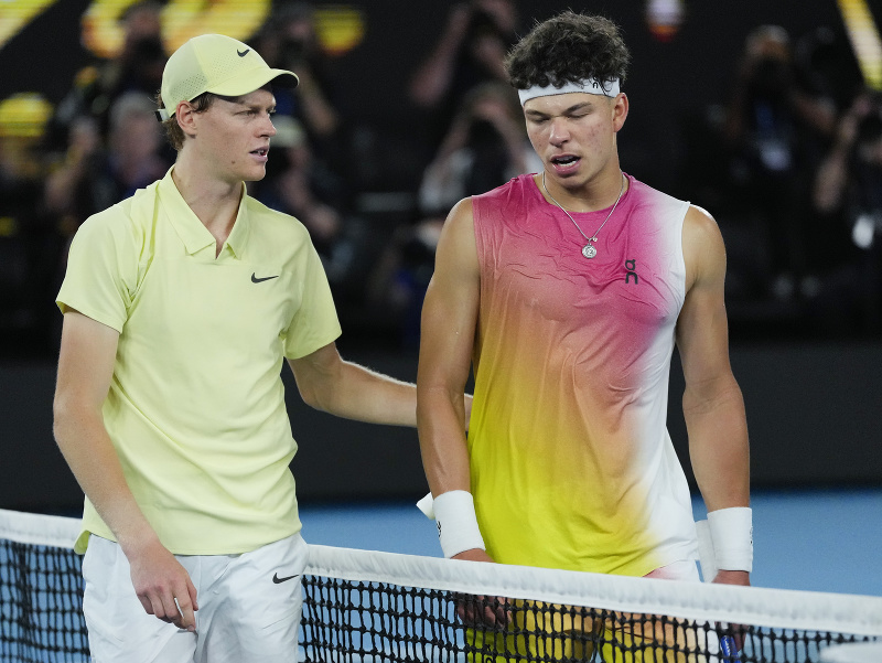 Jannik Sinner a Ben Shelton