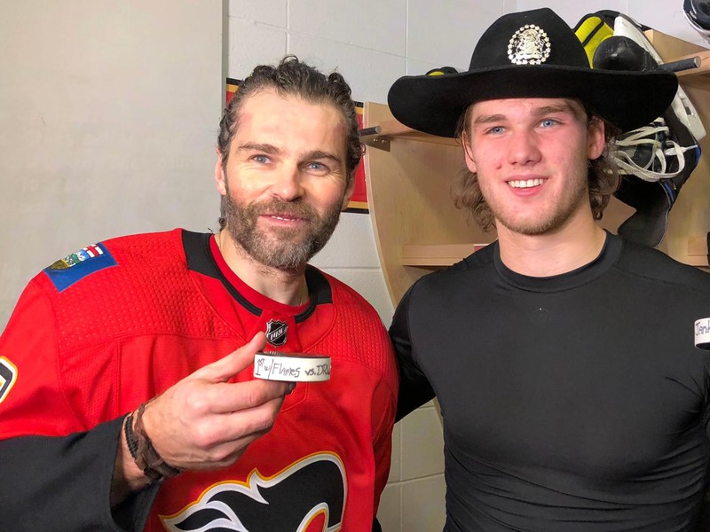Jaromír Jágr a Mark Jankowski strelili prvý gól za Calgary