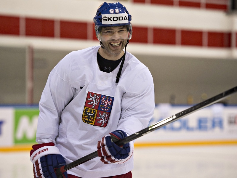 Jaromír Jágr v drese českej reprezentácie