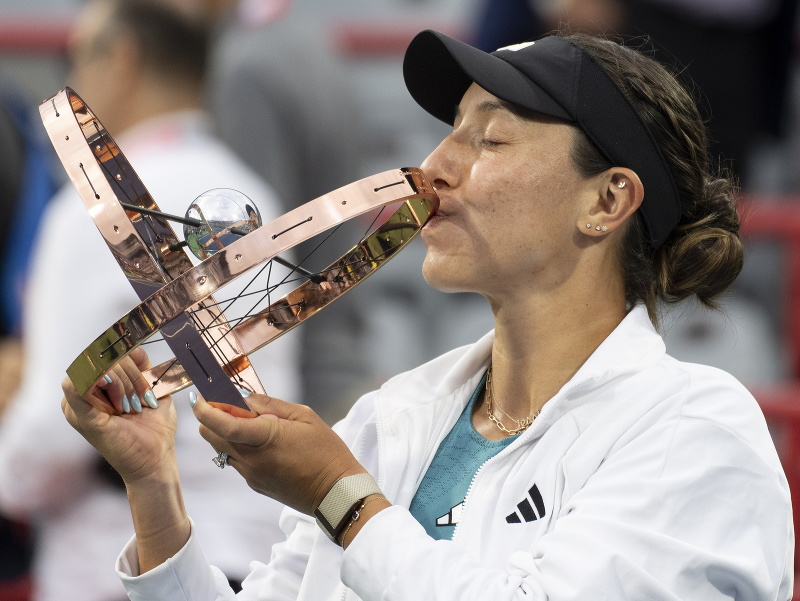 Americká tenistka Jessica Pegulová ovládla turnaj v Montreale 