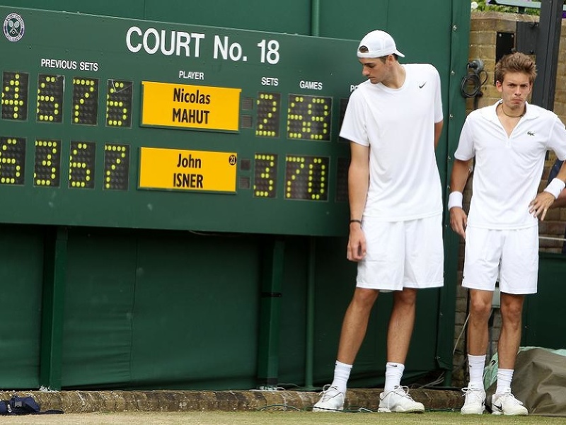 John Isner a Nicolas Mahut