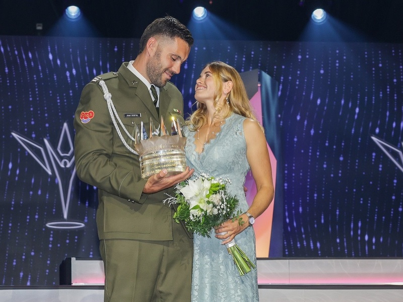 Český pár Josef Dostál a Anežka Paloudová
