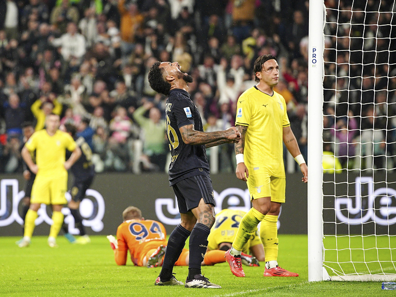 Momentka zo zápasu Juventus - Lazio 
