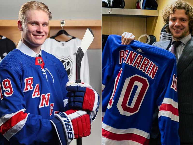 Kaapo Kakko a Artemij Panarin