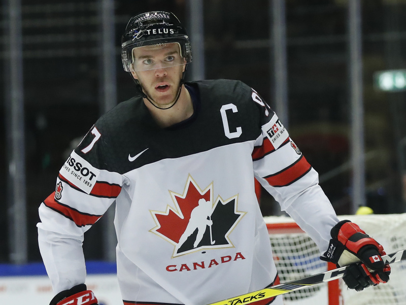 Hráč Kanady Connor McDavid