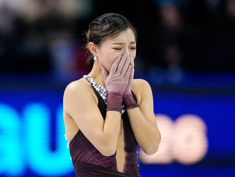 Japonská krasokorčuliarka Kaori Sakamotová si vybojovala štvrtý titul majsterky sveta.