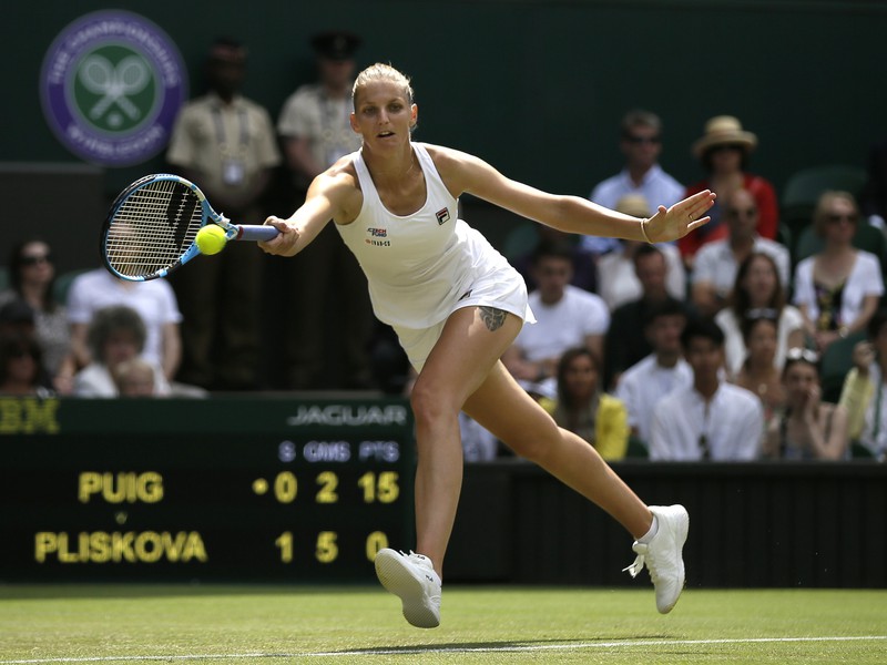 Karolína Plíšková na Wimbledone